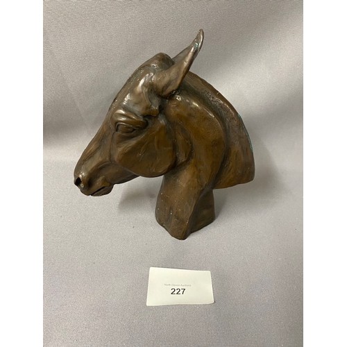 227 - Bronze Horse Bust - Kerek - 21/500 - Viewing Section O2