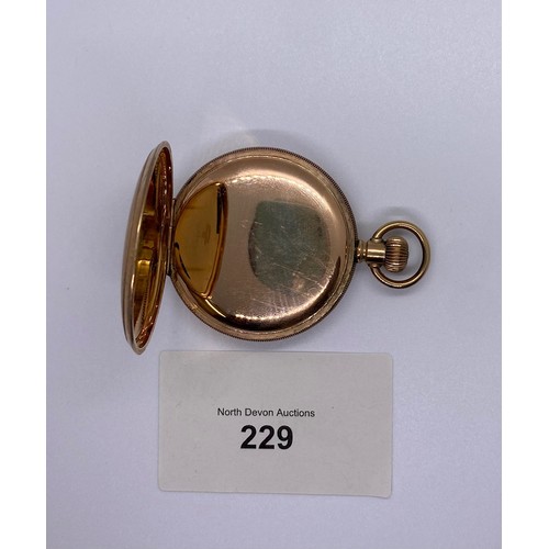 229 - Pocket Watch in a Key & Tond Watch Case USA (working at time of Photographing)- Viewing Section O1