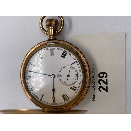 229 - Pocket Watch in a Key & Tond Watch Case USA (working at time of Photographing)- Viewing Section O1