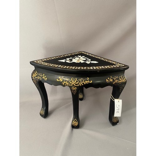 598 - Chinese Mother of Pearl side table - Viewing Section O12