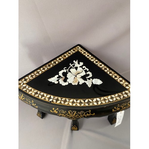 598 - Chinese Mother of Pearl side table - Viewing Section O12