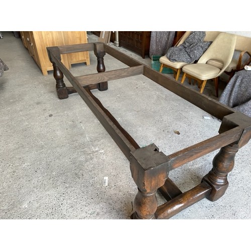 316 - Solid Oak Table with 2 x Carvers & 6 x chairs  - Viewing section S5