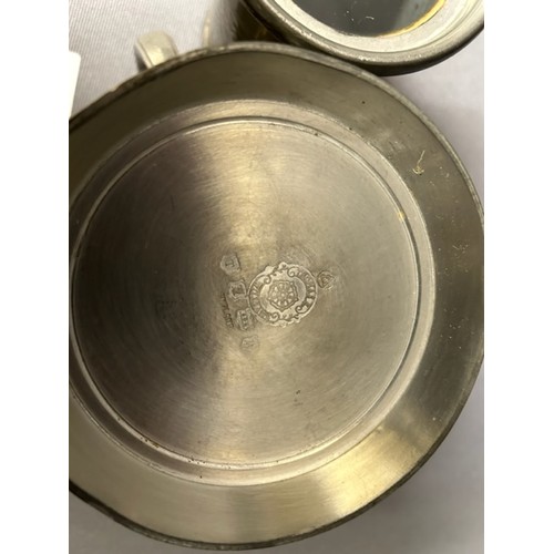 224 - Pewter Tankards - Viewing section - Viewing section: O1 (2parts)