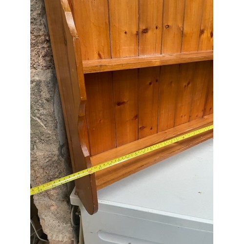 819 - Pine wall mounted plate rack - Viewing Section: S9