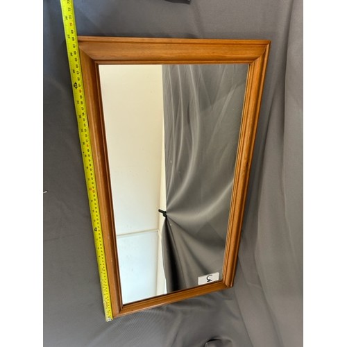 3 - Pine framed mirror - Viewing section: O30