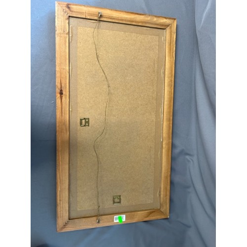 3 - Pine framed mirror - Viewing section: O30