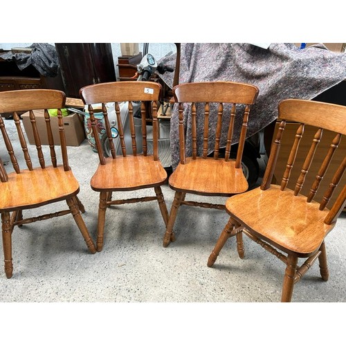 5 - Solid Pine chairs x 4 - Viewing section: S4