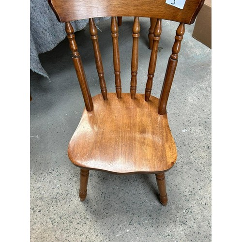 5 - Solid Pine chairs x 4 - Viewing section: S4