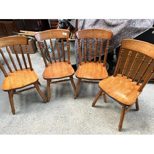 5 - Solid Pine chairs x 4 - Viewing section: S4