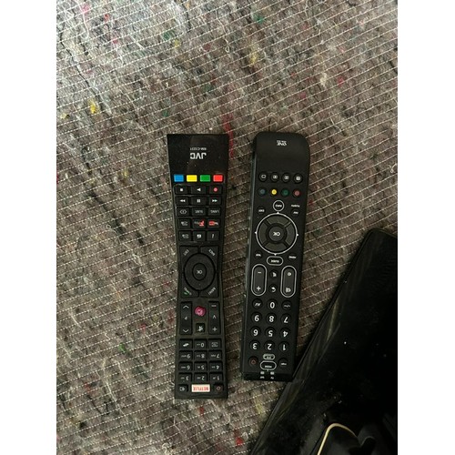 6 - JVC TV with 2 x remotes - Viewing section: S4