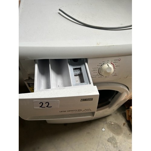 22 - Zanussi Washing machine (No plug) - Viewing section: S3