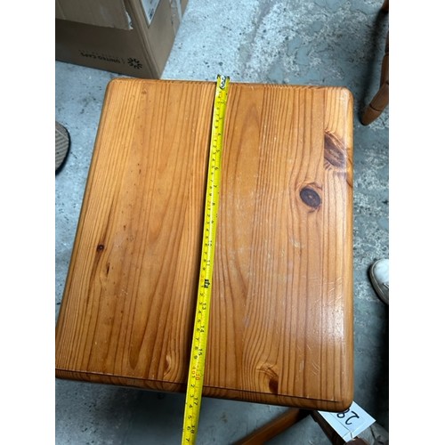 28 - 2 x Pine tables - Viewing section: S3