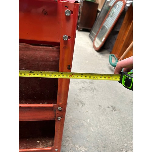 65 - 1 x Red tool trolly - Viewing section: S6