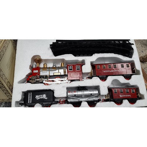 69 - Musical Christmas scene and santas express delivery set - Viewing section: O14 (2 Parts)