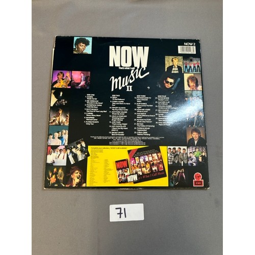 71 - Now That’s what I call Music II - Double Vinyl - Viewing section: O3