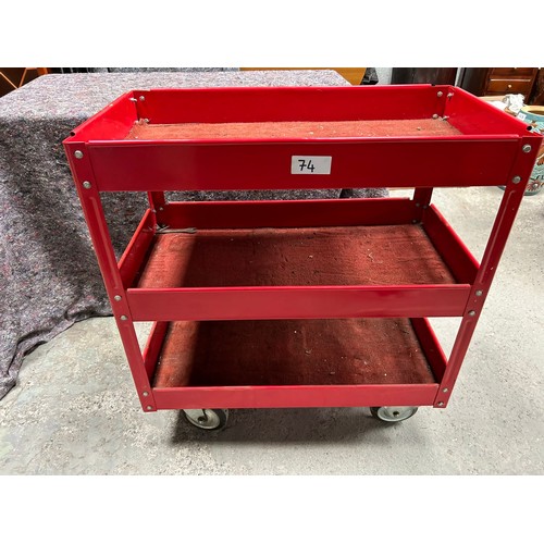 74 - Red Tool Trolly - Viewing section: S6