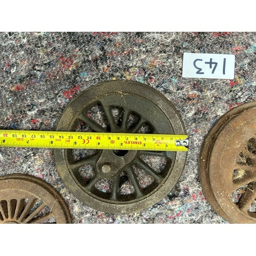 143 - Steam Rail Loco Wheels  - Viewing section: O23