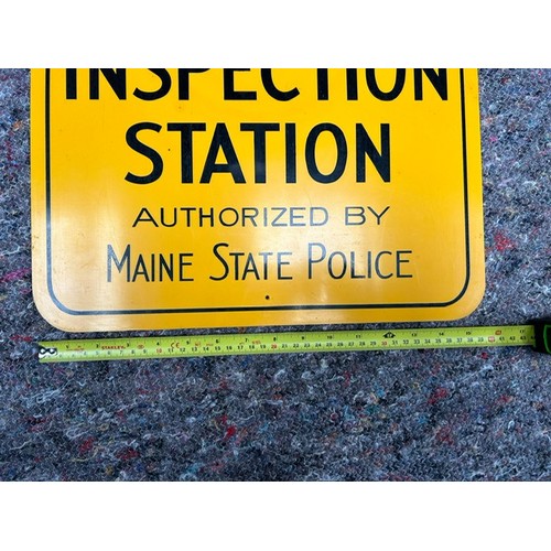 146 - Police Inspection Sign - Viewing Section: O33