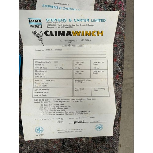 153 - Clima Winch  - Viewing section: S3