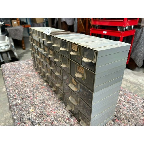 174 - Drawers full of model railway electronic parts - Viewing section: O21