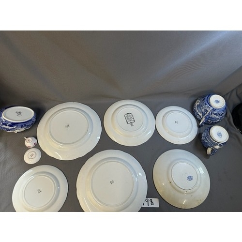 198 - Selection of Various Spode China - Viewing section: O17