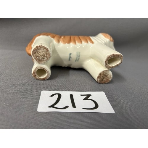 213 - Royal Dux-Old English Sheepdog Figure - Viewing section: O1