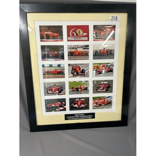 218 - Ferrari, Michael Schumacher Picture  - Viewing section: O31