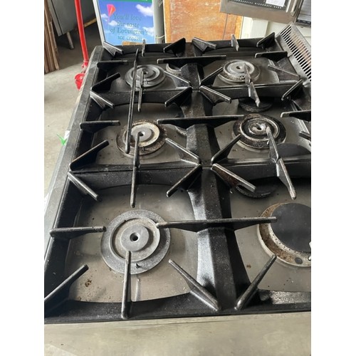 227 - Commercial Stainless Steel Gas Oven/Hob  - Viewing section: Building (if you wish to view this item,... 