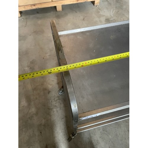 233 - Stainless Steal Trolly  - Viewing section: Building (if you wish to view this item, please let us kn... 