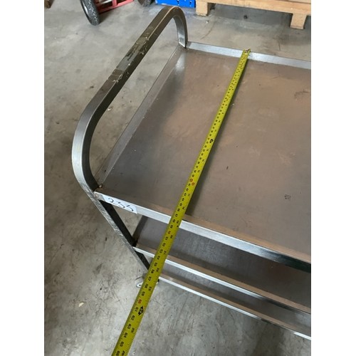 233 - Stainless Steal Trolly  - Viewing section: Building (if you wish to view this item, please let us kn... 