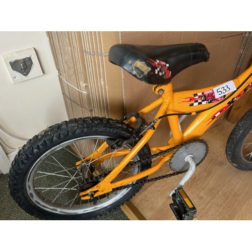 533 - X-Fire 16Inch Wheel Bike (5 - 7 Years) - Viewing section: O29