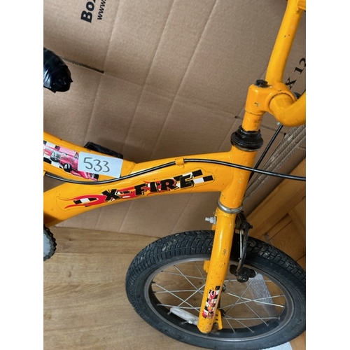 533 - X-Fire 16Inch Wheel Bike (5 - 7 Years) - Viewing section: O29