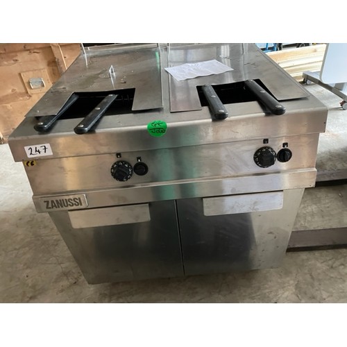 247 - Zanussi Commercial Gas Fryer  - Viewing section: Building (if you wish to view this item, please let... 