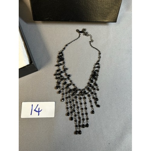 14 - Jet Necklace - Never Worn - Viewing Section: O1