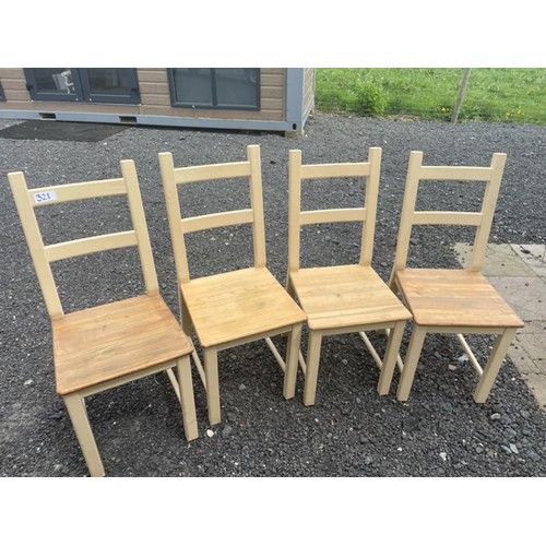 321 - 4 X Ikea Chairs - Viewing section: S10