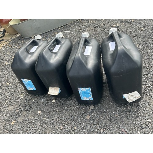 350 - 4 x Unused 20ltr Jerry Cans - Viewing section: S6