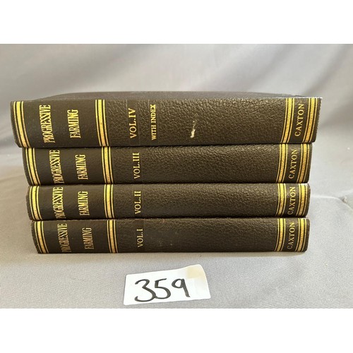 359 - Box of Farming books Vol 1 - 5 - Viewing section: O9