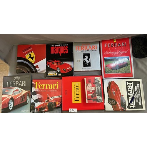 390 - Box of various book about Ferrari - Viewing section: O9