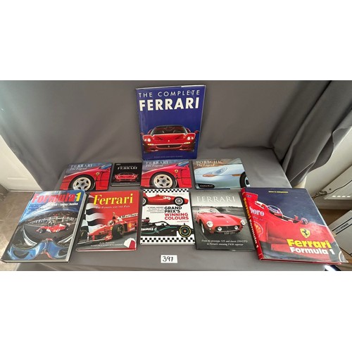 397 - Selection of Ferrari & F1 books - Viewing section: O8