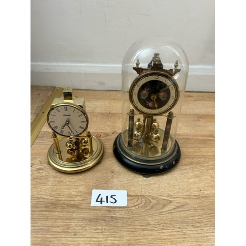 415 - 2 x Carriage Clocks  - Viewing section: O16(2)