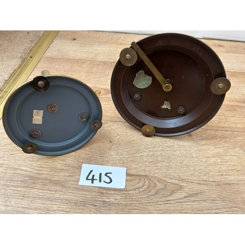 415 - 2 x Carriage Clocks  - Viewing section: O16(2)