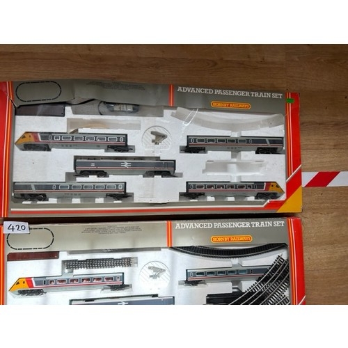 420 - Hornby Advance passenger Train Set x 2  - Viewing section: O24