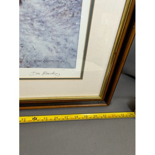 435 - Winter Steam signed print by Don Breckon  - Viewing section: O31