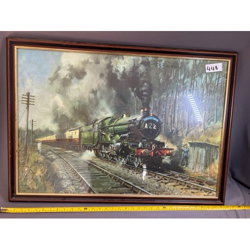 448 - Steam Train Print  - Viewing Section: O33