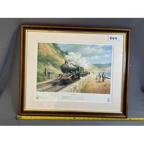 449 - Steam Train Print  - Viewing Section: O33