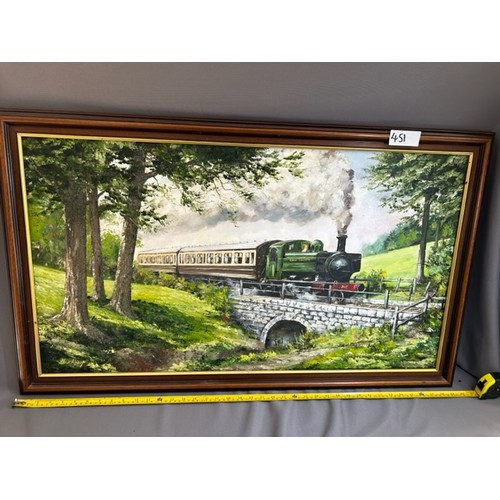 451 - Steam Train Painting - Viewing Section: O32