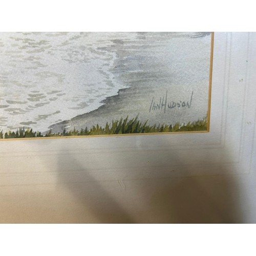 496 - Water colour painting - Ian Hudson  - Viewing section: O33