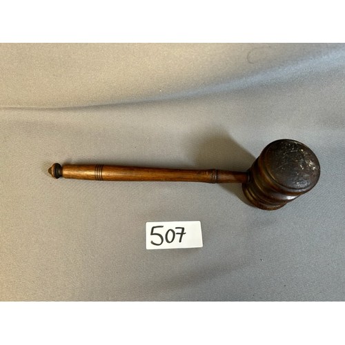 507 - Large Auctioneer Gavel - From the USA - Viewing Section: O34