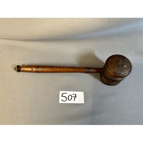 507 - Large Auctioneer Gavel - From the USA - Viewing Section: O34