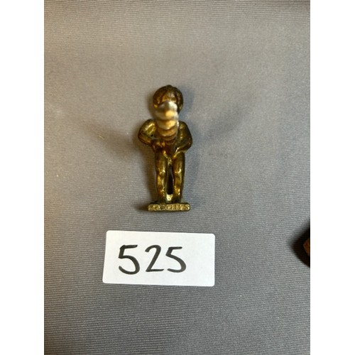 525 - Brass Boy 'Rude Pose' Corkscrew - Viewing section: O1